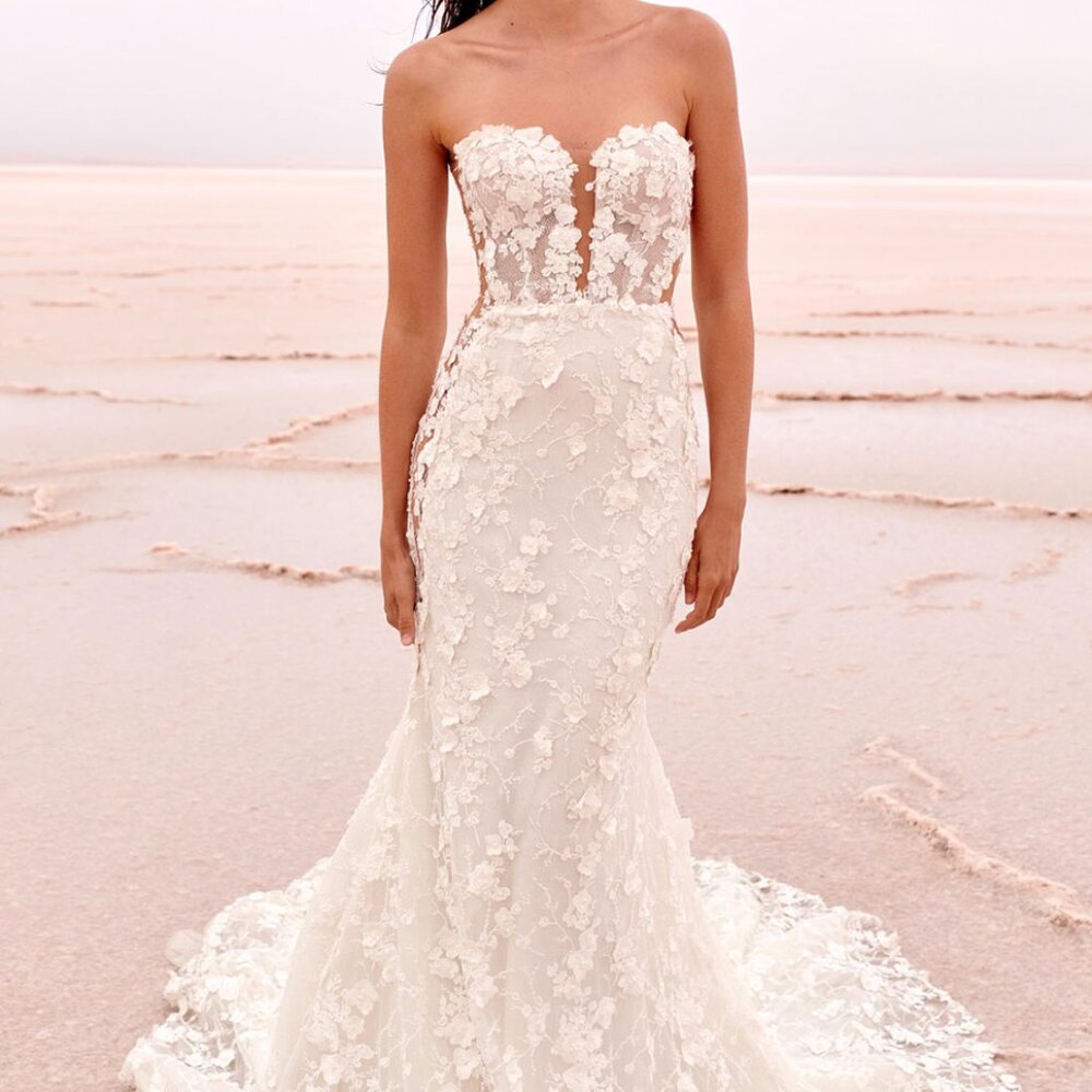 Jeune Bridal London Wedding Dress + Denver Veil Bundle